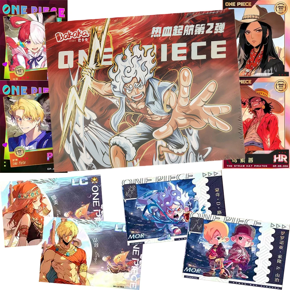 Wholesale One Piece Collection Cards for Friends Anime Creative Peripheral Special-shaped Fashion Laser Cards Exquisite Gifts