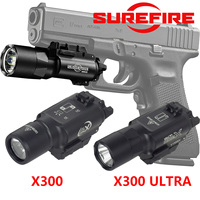Surefire SF X300U X300 Ultra XH35 Metal Pistol Scout Light Airsoft Weapon Gun Light LED Flashlight Lanterna Torch