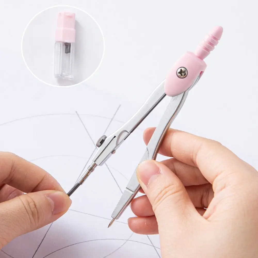 9Pcs/Set Protractor Ruler Compass Set Sharpener Straight Ruler Drawing Stationery Creative Measuring Ruler Drawing Tool Students