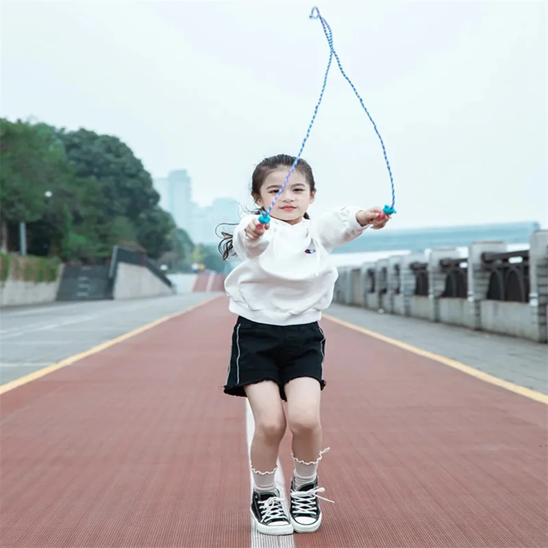 Animal Kids Jump Ropes Wood Handle Sport Bodybuilding Fitness Lovely Cartoon Skipping Ropes Lose Weight Exercise Gym Equipment