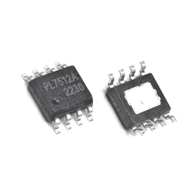 10PCS PL7512A Lithium-Batterie Boost 9V, 12V Chip hohe Effizienz neue Original-Patch SOP-8