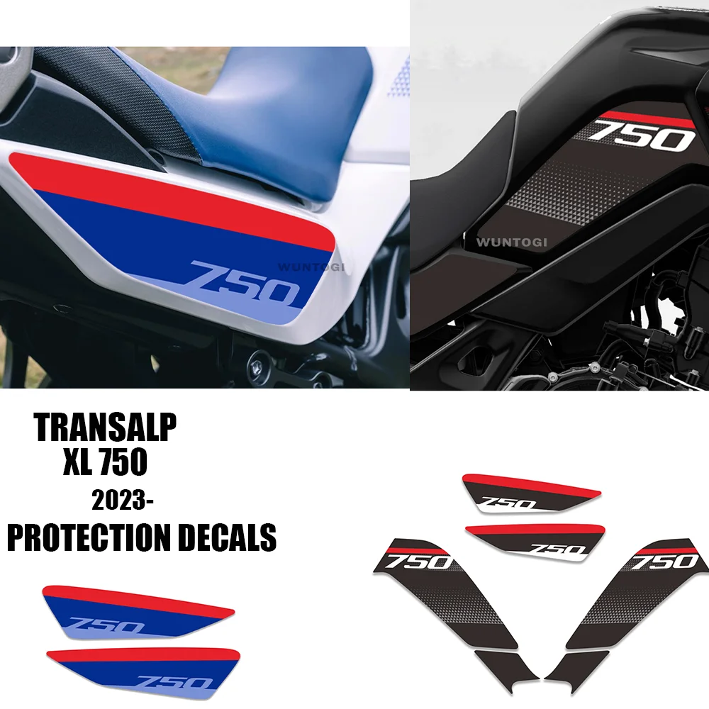 

For Honda XL750 Transalp 2023 Tank Side Stickers Transalp 2023 Protection Decals Tank Stickers Decals XL 750 Transalp Accessorie