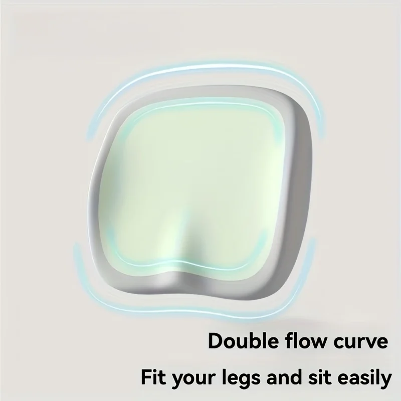 Single Piece Memory Foam Cushion for Office Chairs,Ergonomic Designed for Maximum Comfort During Extended Sitting Periods
