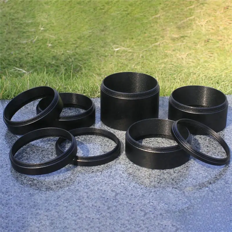 N91R-8 PCS Telescope Parts Image Clearer M48X0.75 Extension Tube 3/5/7/10/12/15/20/30Mm Extension Ring
