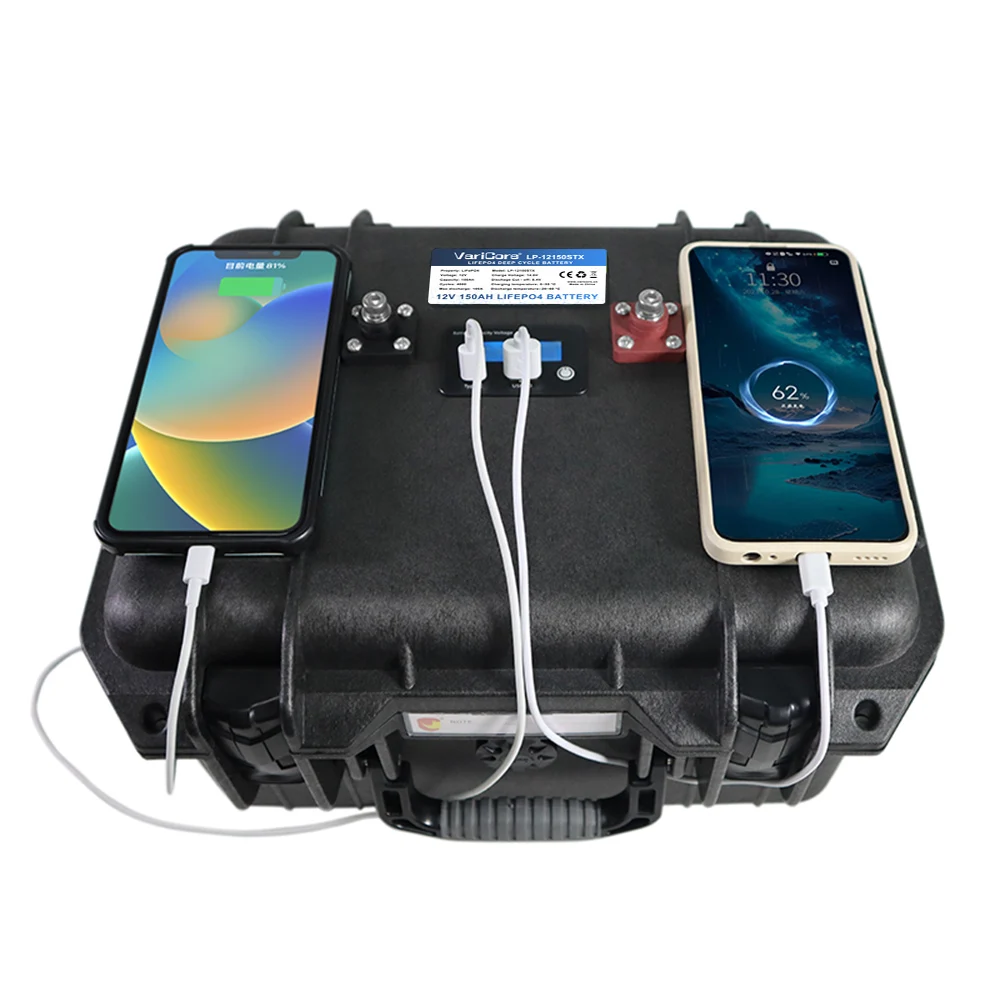 VariCore 12,8 В 150 Ач LiFePO4 аккумулятор 12 В 4s Многофункциональный портативный чемодан аккумуляторы для тележки для гольфа лагерь дорожная автомобильная зажигалка
