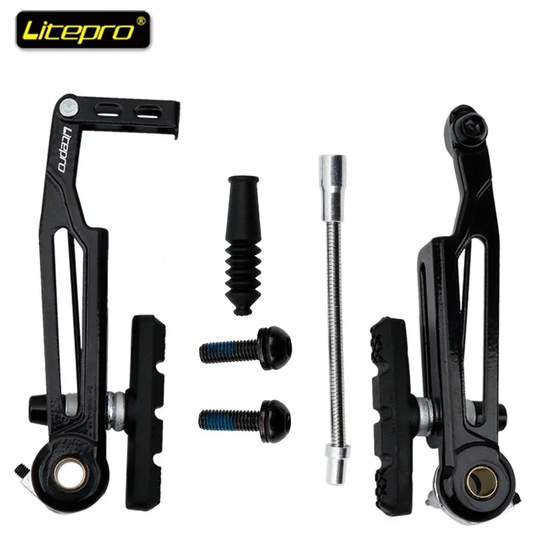 

Litepro 412 Folding Bike V Brake Caliper 110mm Ultralight Aluminum Alloy Long Arm Bicycle Parts