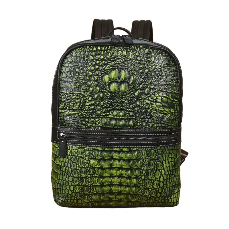 

New Brand Natural Cowskin Genuine Leather Men's Backpack Vintage Large Capacity Shoolbag Boy Laptop Backpacks Computer Bag