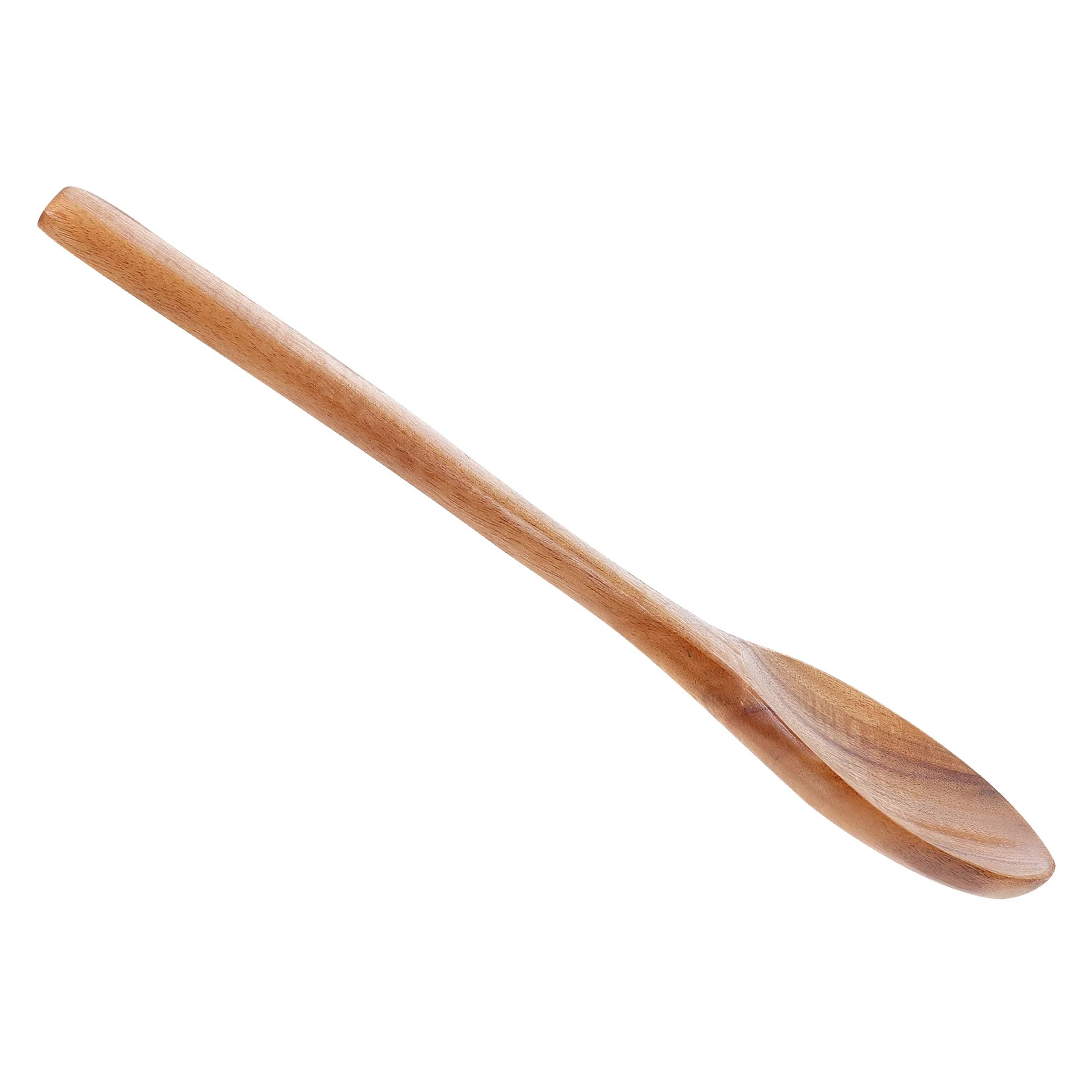 

Wooden Long Handle Soup Spoon Heat-Resistant Non-Stick Kitchen Utensil Smooth Edges Hanging Hole Restaurant Home Cooking
