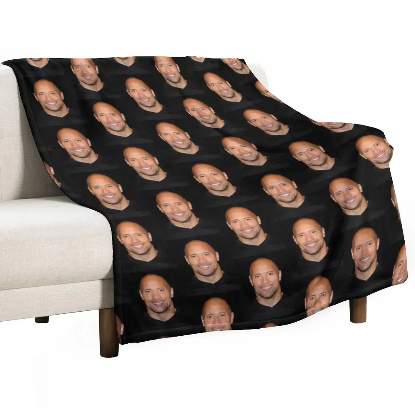 dwayne johnson Throw Blanket christmas gifts wednesday Blankets