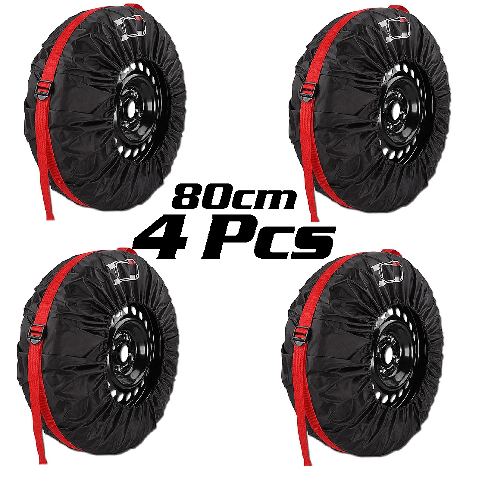1 Pcs Car Spare Tire Cover Case Polyester Auto Wheel Tires Storage Bags Vehicle Tyre Accessories Dust-proof Protector Styling