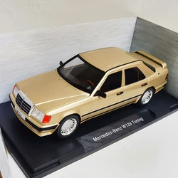 Diecast 1:18 Scale Benz W124 Tuning Simulation Alloy Car Model Toy Collectible Gifts Ornaments