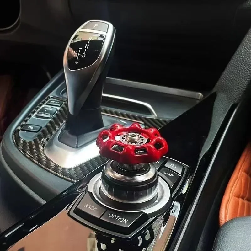 Retro Industrial Style Car Valve Handwheel Knob Universal Auto Interior Decorative Knob For Car Center Console Refit