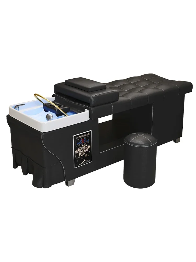 

Thai Hair Therapy Shampoo Bed, Barber Shop, Exclusive Full Lying Salon, with Water Heater, Fumigation Water Circulation Bed