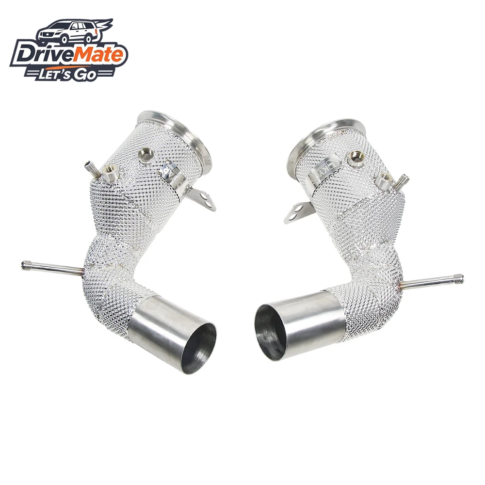 

Race Exhaust Downpipe for Porsche 992 911 Carrera/Turbo/Turbo S Catted Downpipe With Heat Shield