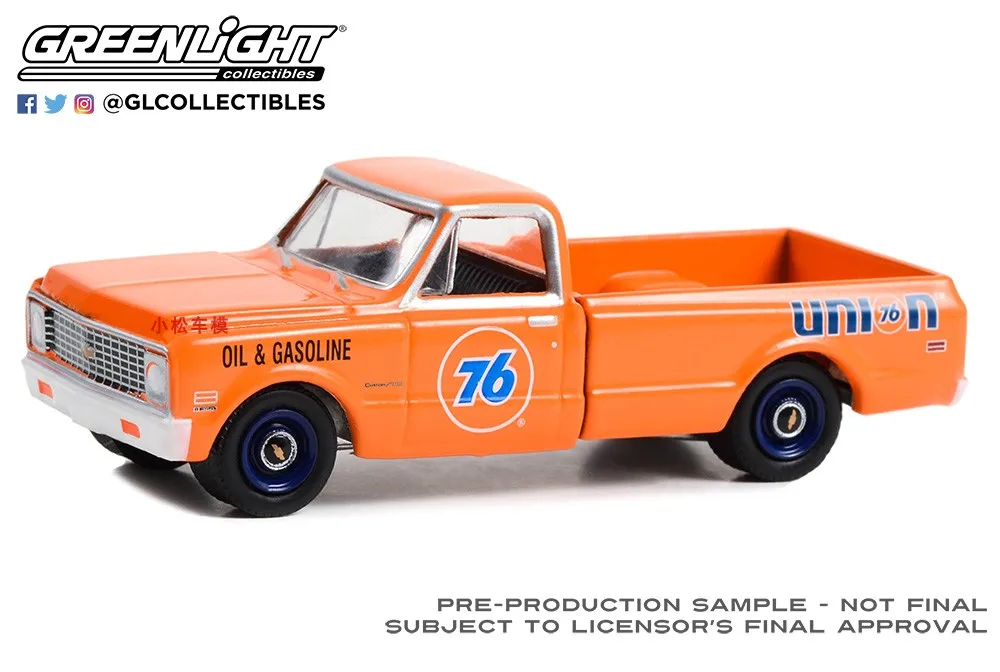 1:64 1972 Chevrolet C-10- Union 76 feiert den 90-jährigen Jubiläum Advanced Collection Ornament Automodelle