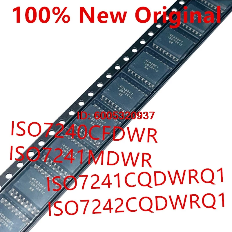 5piece  ISO7240CFDWR  ISO7240CF 、ISO7241MDWR  ISO7241M 、ISO7241CQDWRQ1  ISO7241CQ 、ISO7242CQDWRQ1 ISO7242CQ  Digital isolator