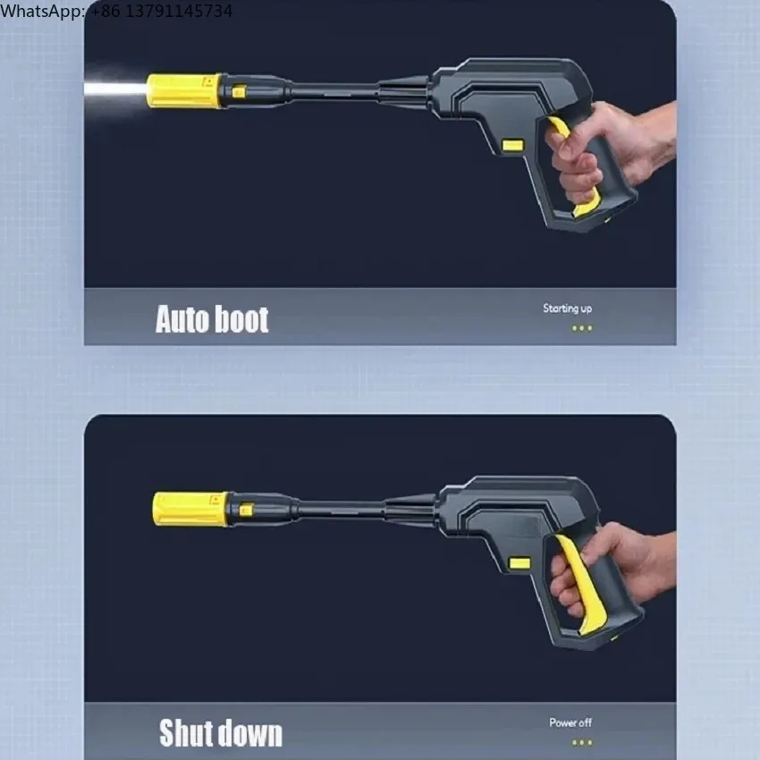 

Мойка высокого давления 220В, 250 Бар, мощный водоструйный пистолет, водонепроницаемая (IPX5) мойка для автомобилей с многопоршневым насосом для коммерческого и домашнего использования