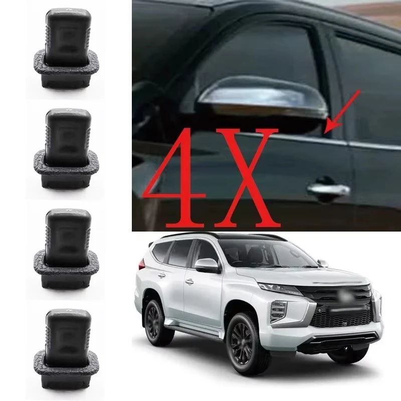 4X Fit For Mitsubishi Pajero  1991 1992 1993 1994 1995 1996 1997 1998 1999 Car Door Lock Pin Cap Set Holding