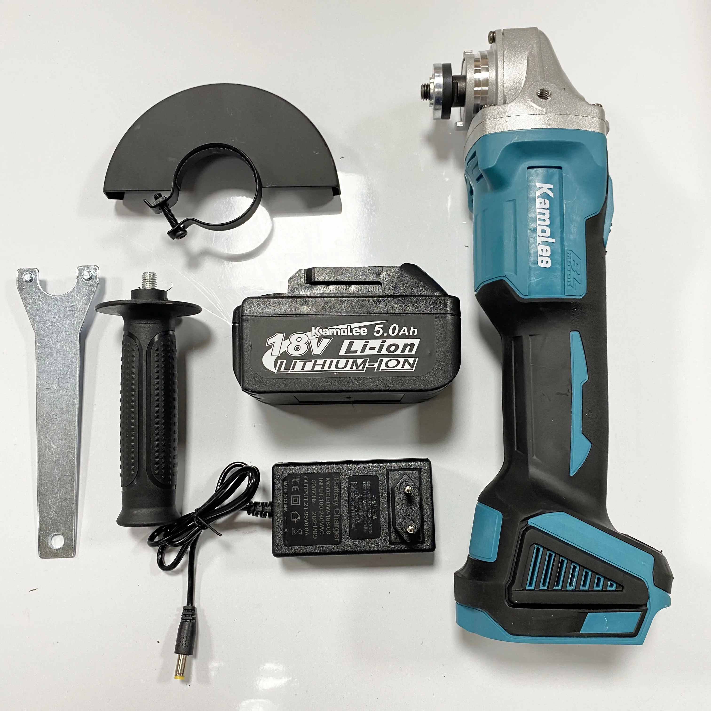 Imagem -05 - Kamolee M14 100 mm 125 mm Polegada 18500rpm sem Escova Moedor de Ângulo sem Fio Velocidade Corte Compatível para Makita 18v Bateria