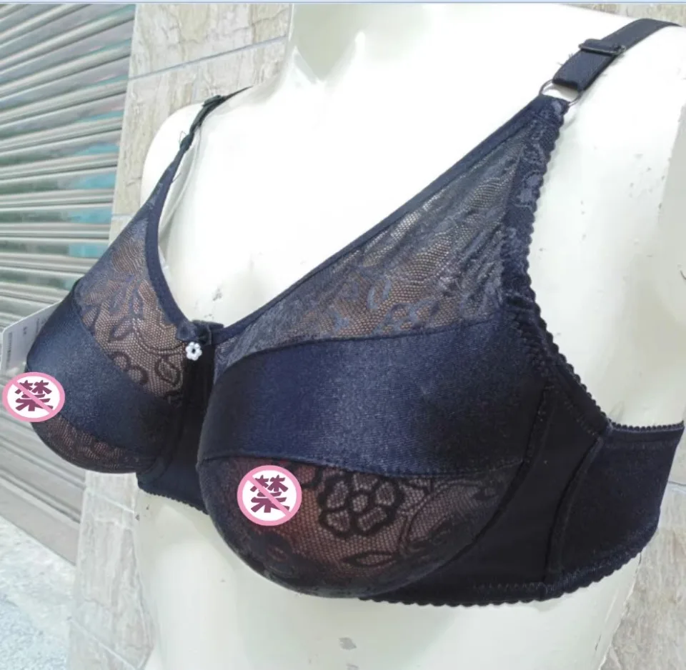 Sexy Crossdresser Bra CD Drag Queen Crossdresser Sissy Bra Fake Boobs Mastectomy Pocket Bra Suitable for Silicone Breast Forms