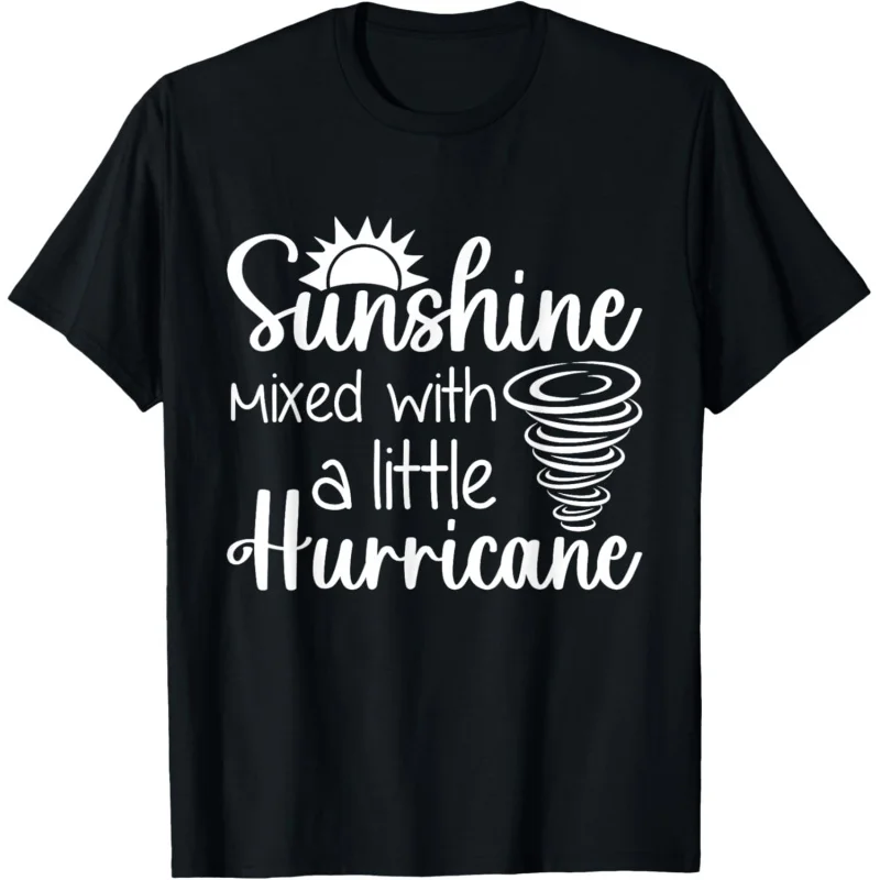 

Sunshine and Little Hurricane Interwoven Interesting Satirical Pattern T-shirt