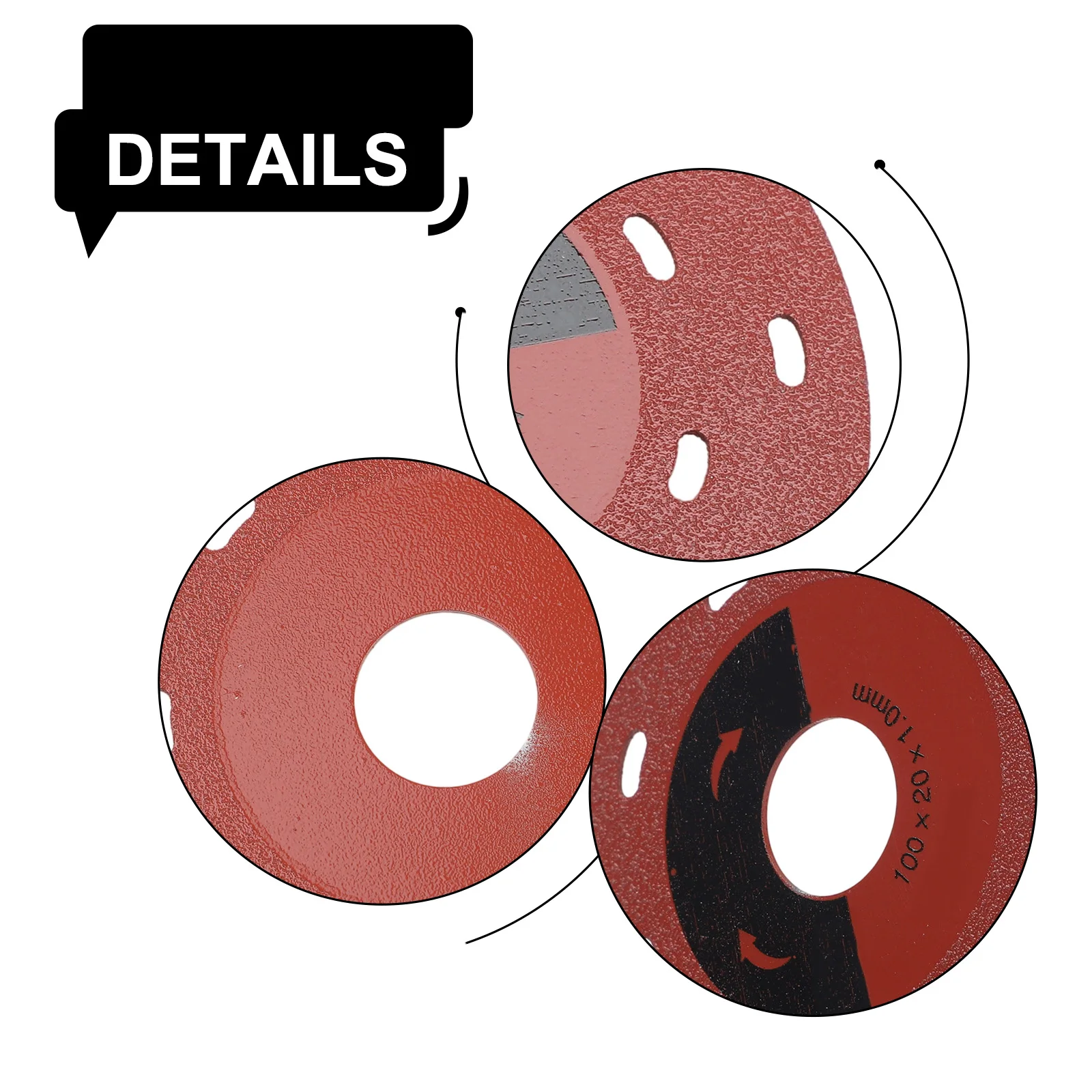 100mm Diamond Cutting Disc Slabs Porcelain Tile/ Cutting Blade Disc For Chamfering Cutting And Polishing Angle Grinder