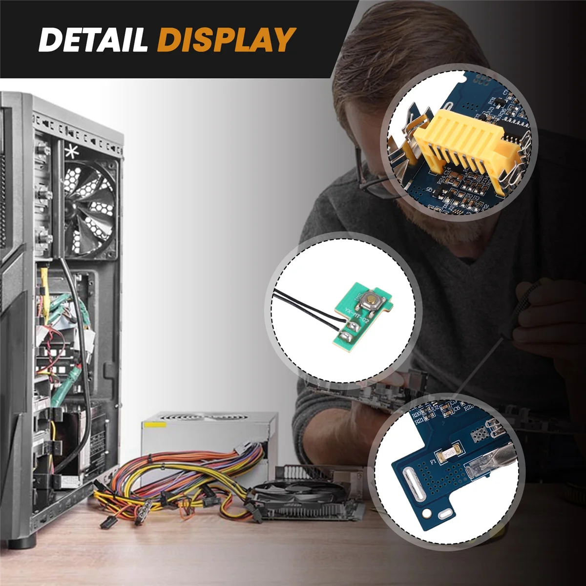 10 ชิ้น BL1830 Li - Ion แบตเตอรี่ PCB ชาร์จป้องกันสําหรับ 18 โวลต์เครื่องมือ BL1815 BL1860 LXT400 Bl1850