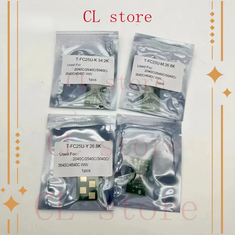 10 مجموعات TFC25 T-FC25 خرطوشة الحبر إعادة تعيين رقاقة توشيبا E-Studio 2040C 2540C 3040C 3540C 4540 2540 3040 3540 4540 #3