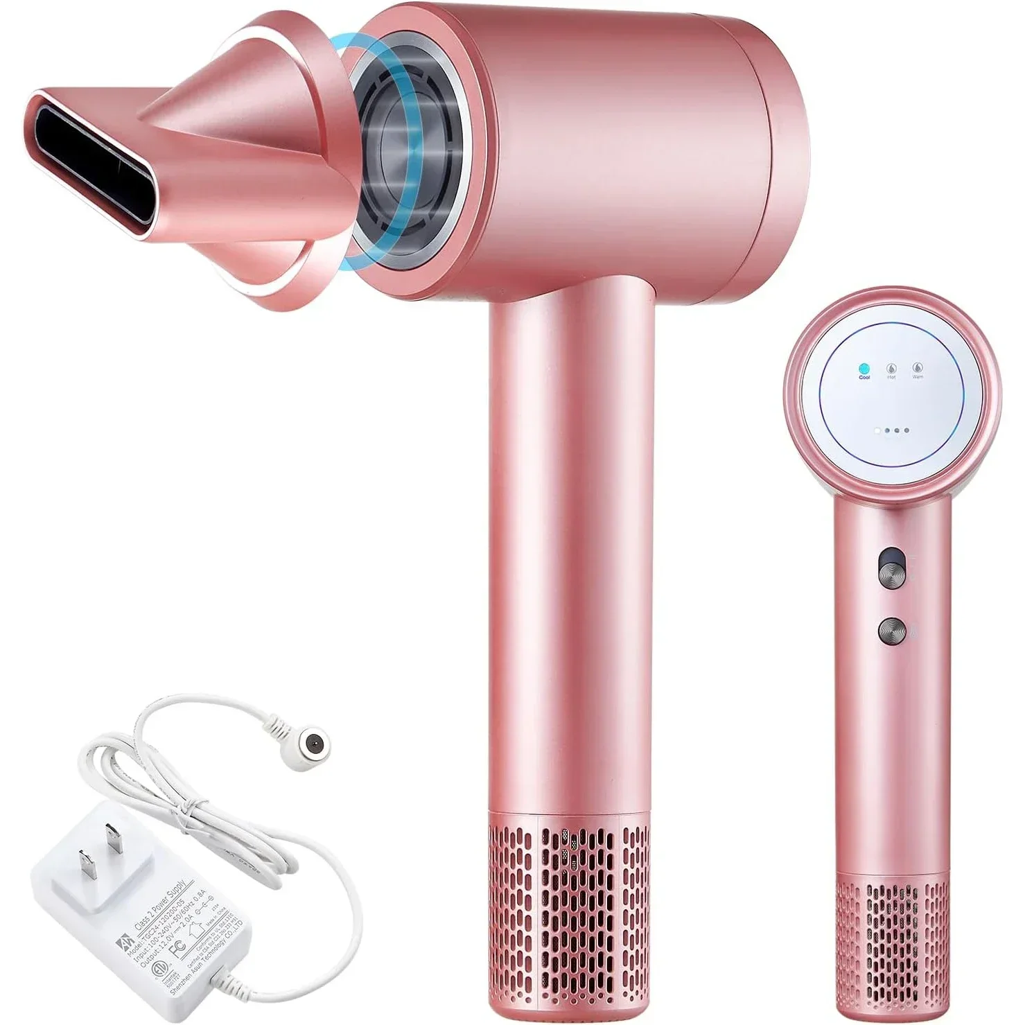 

Portable Lightweight Cordless Hair Dryer 110000 rpm High Speed Brushless Motor Wireless Hair Dryer Customization Brands