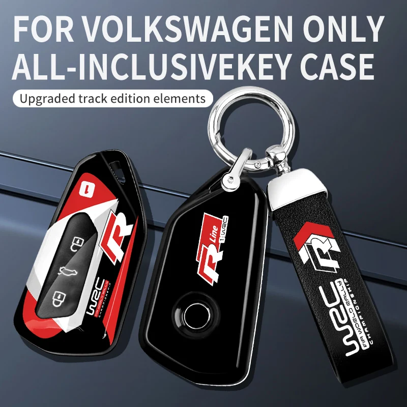 

Кожаный чехол для дистанционного ключа автомобиля для Volkswagen VW Golf 8 MK8 ID-4 ID-6 для Skoda Octavia A8 для Seat Leon FR MK4 Cupra