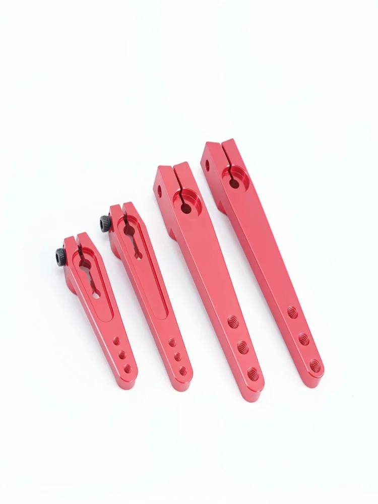 RC Model Fixed Wing Metal Servo Arm 25T Tooth Aluminum Alloy Extended Arm Remote-Controlled Aircraft Single Arm Straight Joystic