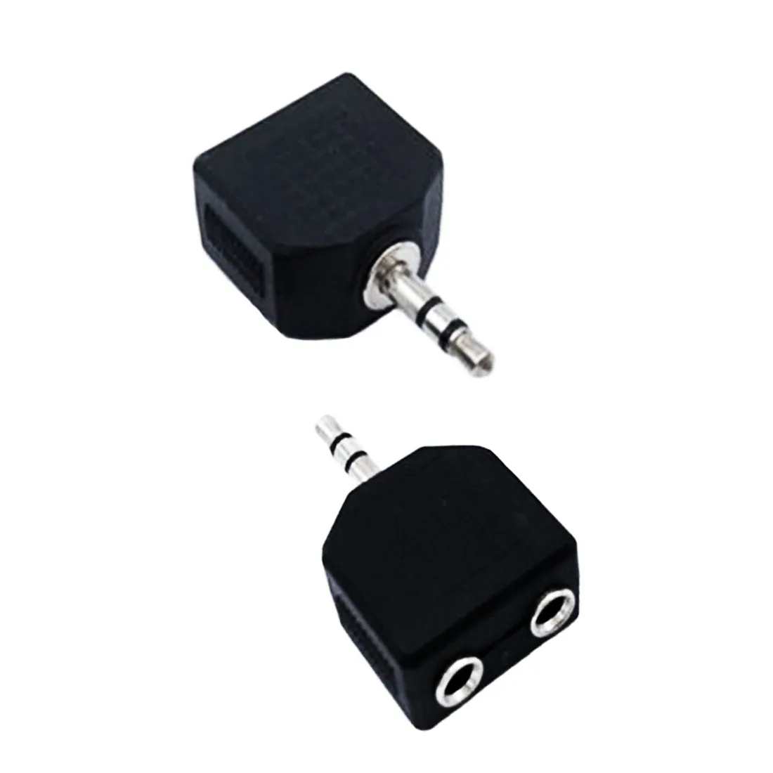 10pcs 3.5mm Stereo Audio Cable Connector Male to 2X Female Jack Adapter for PC/Headset/Speakers