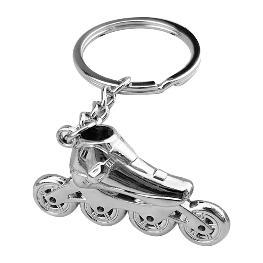 Athletic Keychain Roller Skate Ring Backpacking Accessories Bulk Skating Gift Zinc Alloy Lovers