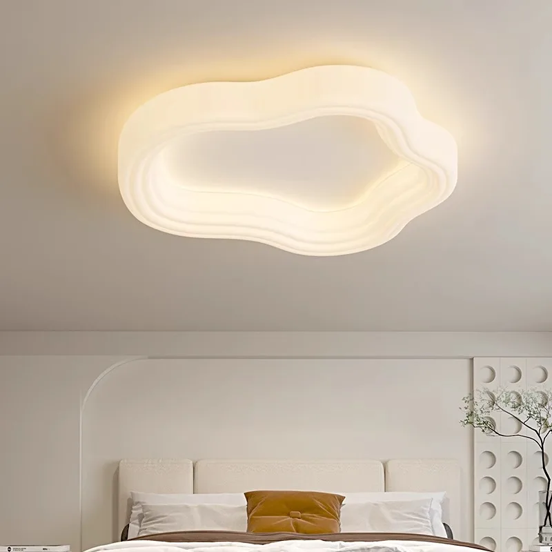 Modern LED Ceiling Light Nordic Cream Style Bedroom Lamp Dining Room Living Room Cloud Creative Home Decorate Lighting Fixtures