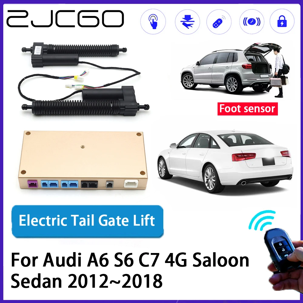 

ZJCGO Car Auto Trunk intelligent Electric Tail Gate Lift Automatic Tailgate Opener for Audi A6 S6 C7 4G Saloon Sedan 2012~2018