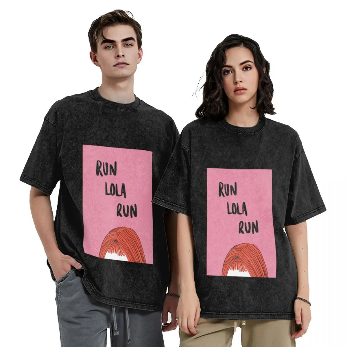 

Футболка Run Lola Run с графикой, летняя рубашка, уличная одежда, мужская футболка