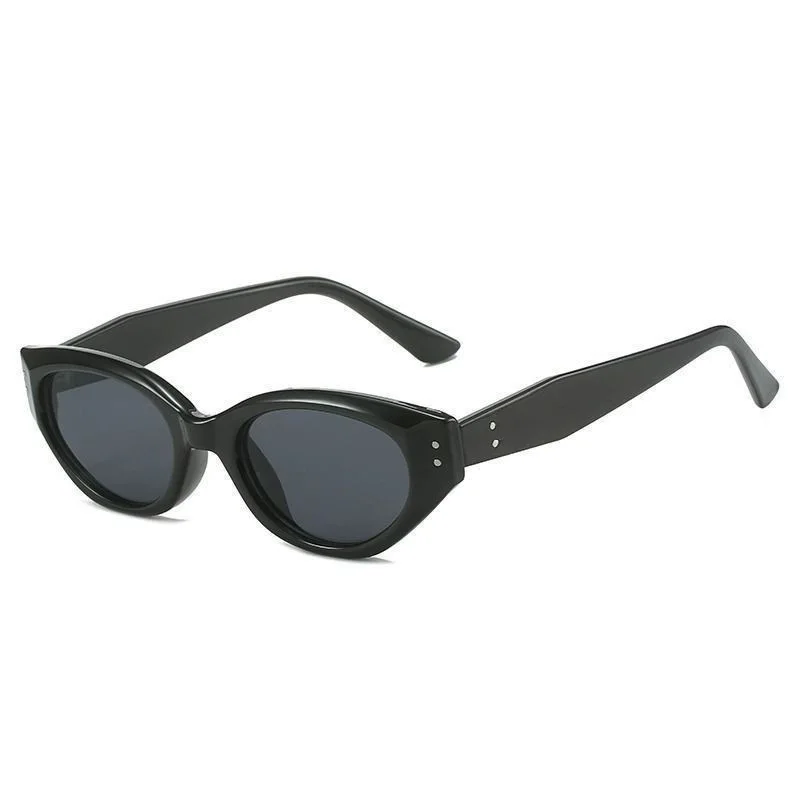 Hot-selling high-end oversized sunglasses for women, slimming face effect, sun protection and UV protection, vintage cat-eye sun