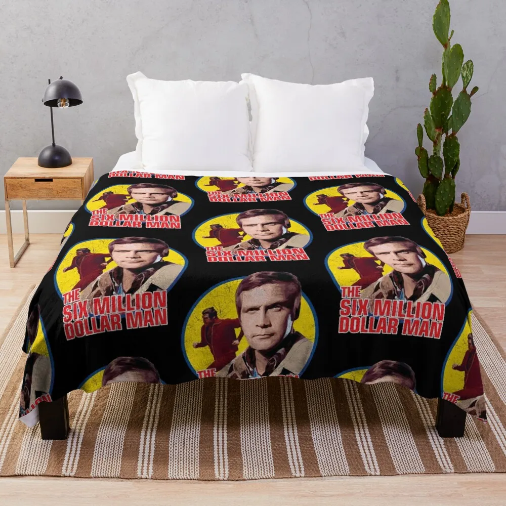 

The six million dollar man vintage Throw Blanket Polar Heavy Multi-Purpose Blankets For Baby Blankets