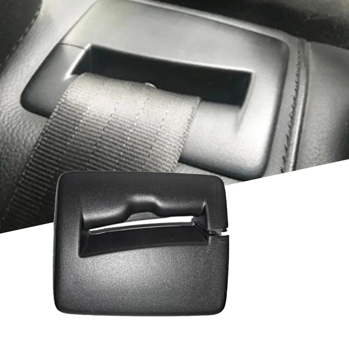 Car Seat Belt Guide Cover 3C0857781B95T for VW Passat Variant CC Golf 2006-2015 Rear Center Seat Belt Guide Caps