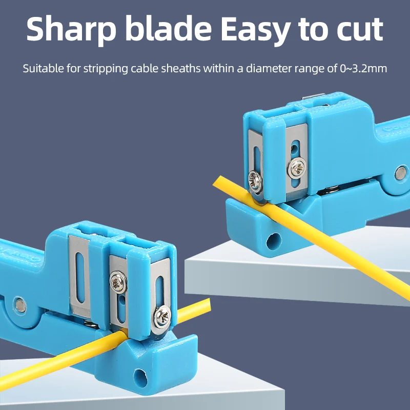 BYXGD Professional Horizontal Fiber Optic Cable Stripper Adjustable 45-162/163/165 Mid-span Sheath Slitter for FTTH Installation