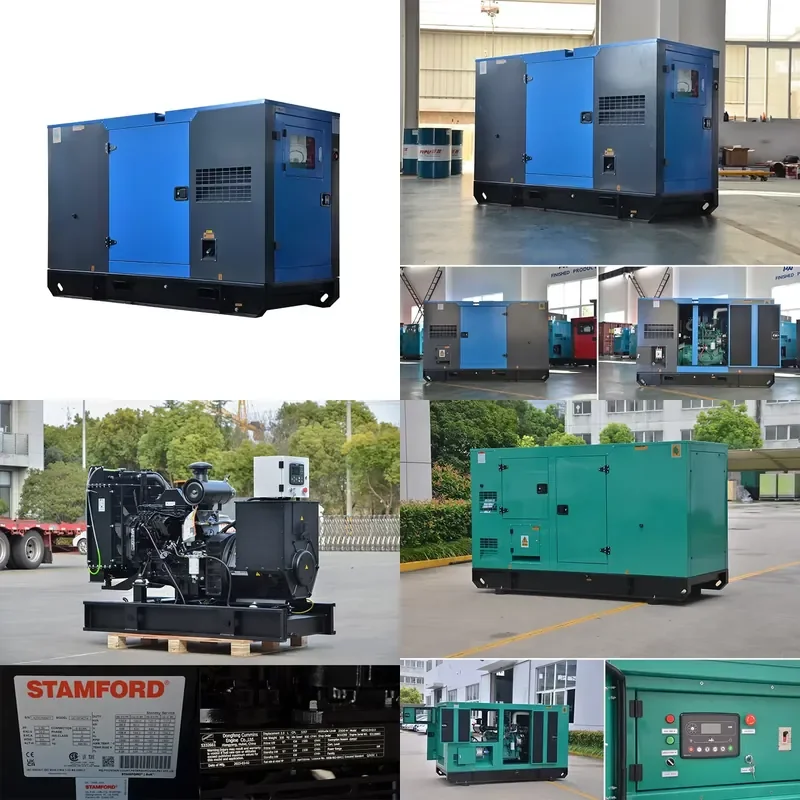 75kva Silent Power Plant Price 60kw Sound Proof with Leroy Somer Generators 75 Kva