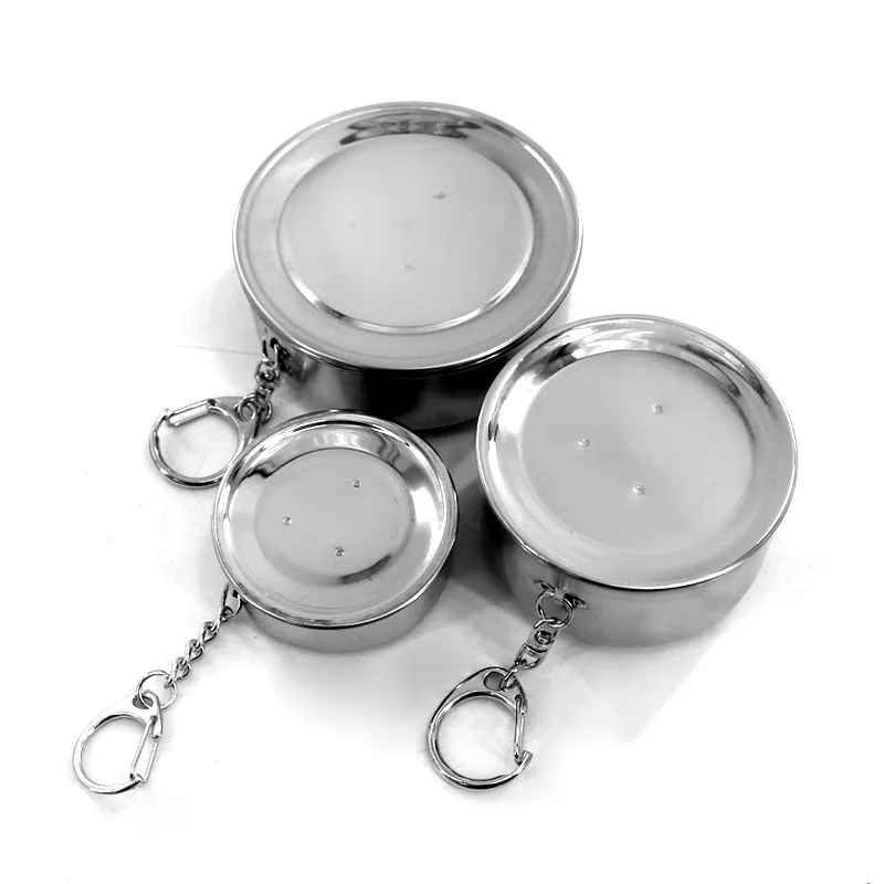 Stainless Steel Telescopic Mug Folding Travel Cup Portable Outdoor Camping Water Drinkware Vessel Durable Container