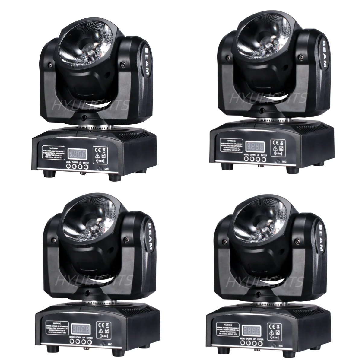 4pcs 60W Led RGBW 4in1 Beam Moving Head Light Super Bright LED DJ Dmx Control bar Lights