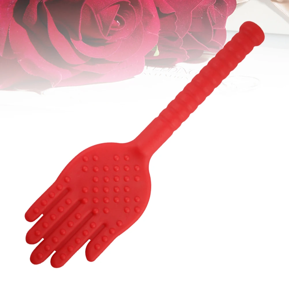 

Meridian Stick Acupressure Hammer Massager Pink Plastic Health Tool for Back Hips Legs Neck Waists Long Term Use Soft