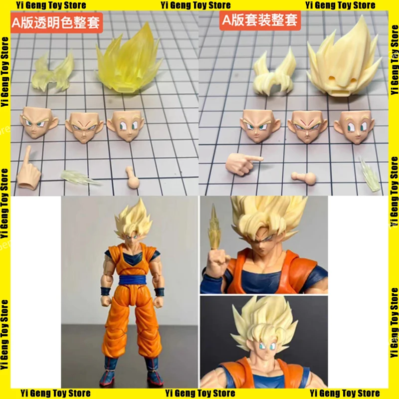 

New Replica AIR Dragon Ball Goku Full Power Headsculpts Accessories Kit Anime Action Figure Toy Gift