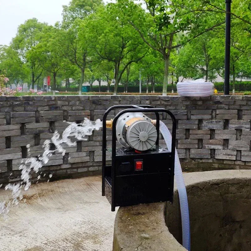 Portable Rechargeable Self‑Priming Water Pump Battery‑Powered Agricultural Water‑Transfer Apparatus for Farm Field Irrigation