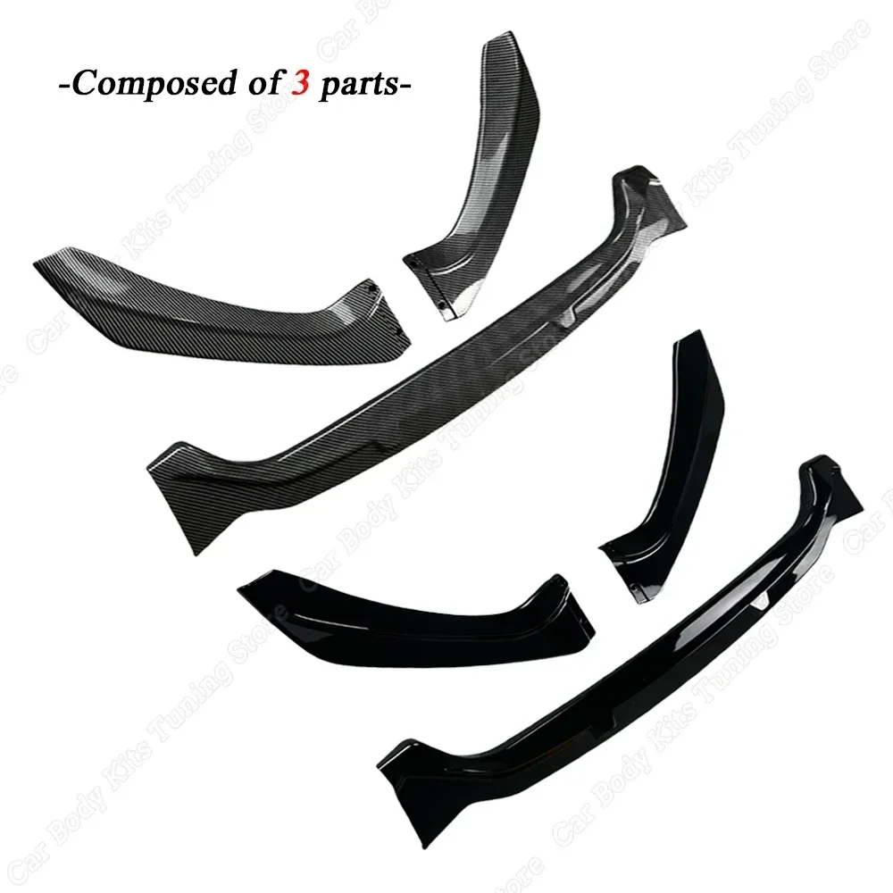 For BMW 1 Series F20 F21 M Sport LCI Front Bumper Lip Splitter Spoiler 120i 118i M135i M140i 2015-2019 Diffuser Custom Body Kit