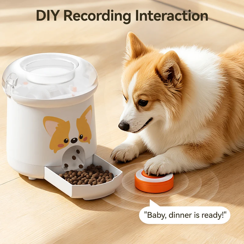 Dispensador automático de comida para perros con control remoto - imagen 2
