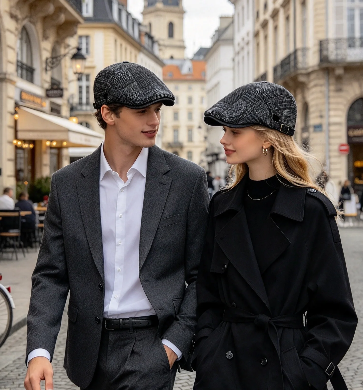 Denim Newsboy Hats Verstellbare Ivy Flat Cap Gatsby Cabbie Driving Hat für Männer Frauen Vintage Kpop Irish Berets – Detail 1
