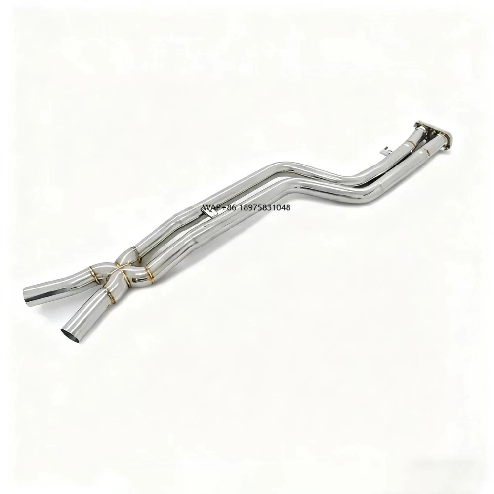 

304 Stainless Steel Mid Pipe for X3M X4M F97 F98 3.0T 2019-2021 S58 Exhaust Pipes for Car Car Midpipe
